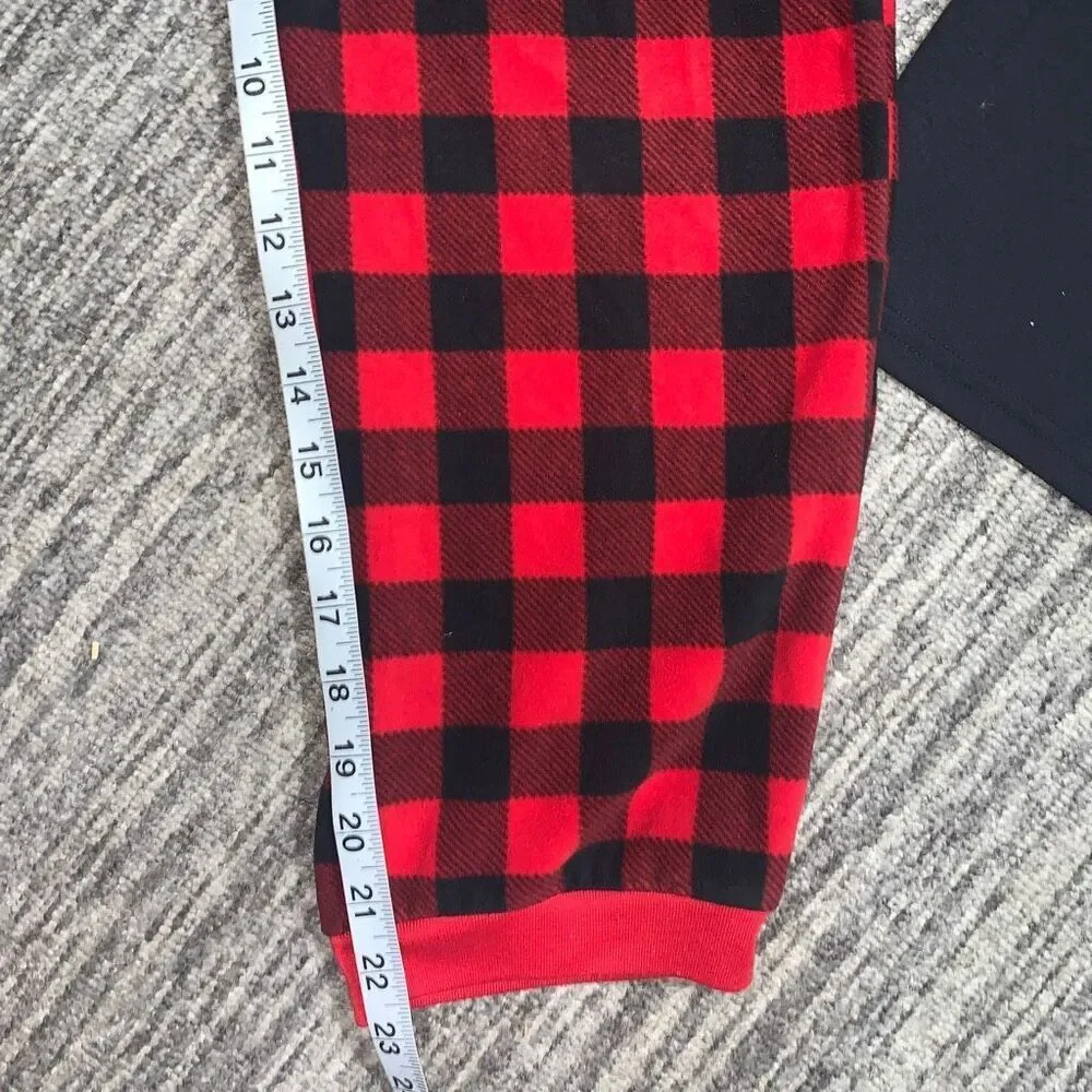 Just One You by Carters Boys Size 10 Lounge Pajama Set Pants Shirt Buffalo Plaid